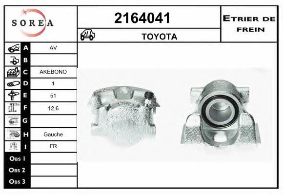 EAI 2164041 Суппорт тормозной 2164041: Отличная цена - Купить в Польше на 2407.PL!