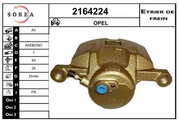 EAI 2164224 Brake caliper front right 2164224: Buy near me in Poland at 2407.PL - Good price!