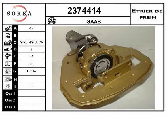 EAI 2374414 Brake caliper 2374414: Buy near me in Poland at 2407.PL - Good price!