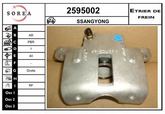 EAI 2595002 Brake caliper 2595002: Buy near me in Poland at 2407.PL - Good price!