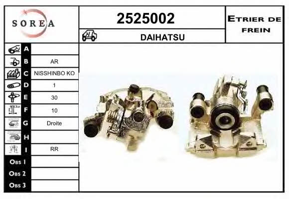 EAI 2525002 Brake caliper rear right 2525002: Buy near me in Poland at 2407.PL - Good price!
