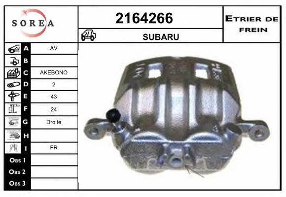 EAI 2164266 Brake caliper 2164266: Buy near me in Poland at 2407.PL - Good price!