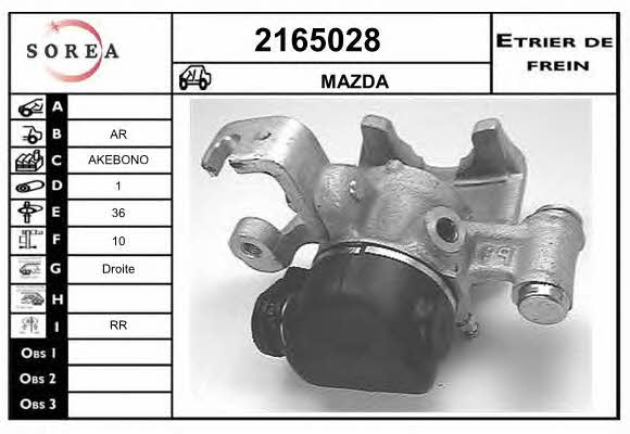 EAI 2165028 Суппорт тормозной 2165028: Отличная цена - Купить в Польше на 2407.PL!