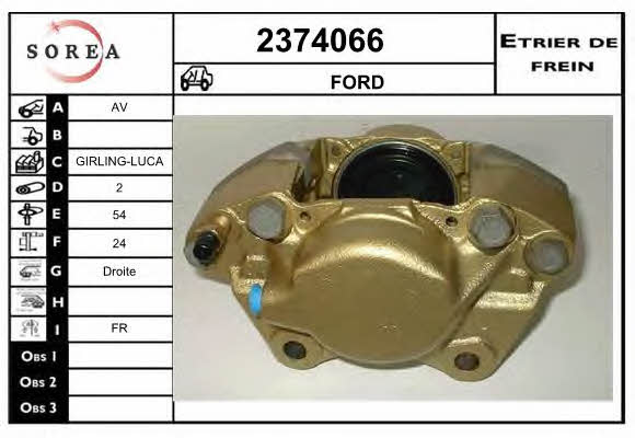 EAI 2374066 Brake caliper 2374066: Buy near me in Poland at 2407.PL - Good price!