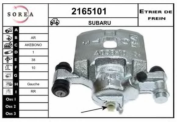 EAI 2165101 Brake caliper 2165101: Buy near me in Poland at 2407.PL - Good price!