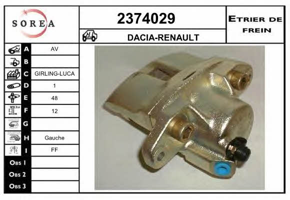 EAI 2374029 Brake caliper 2374029: Buy near me in Poland at 2407.PL - Good price!