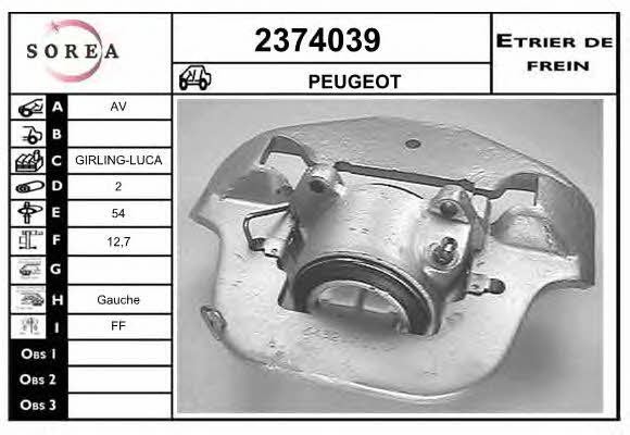 EAI 2374039 Brake caliper 2374039: Buy near me in Poland at 2407.PL - Good price!