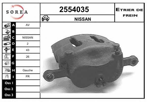 EAI 2554035 Brake caliper 2554035: Buy near me in Poland at 2407.PL - Good price!