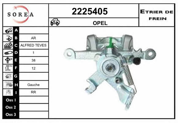 EAI 2225405 Brake caliper 2225405: Buy near me in Poland at 2407.PL - Good price!