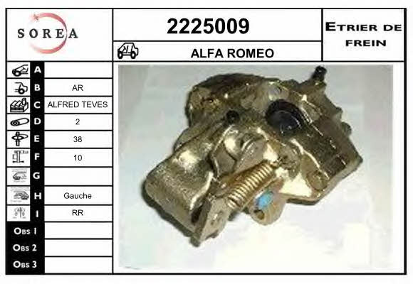 EAI 2225009 Brake caliper rear left 2225009: Buy near me in Poland at 2407.PL - Good price!