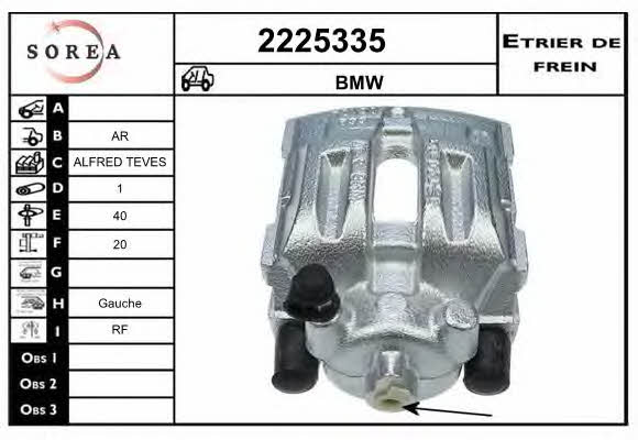 EAI 2225335 Brake caliper 2225335: Buy near me in Poland at 2407.PL - Good price!