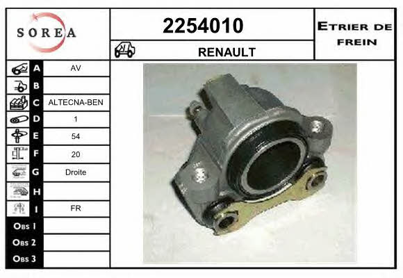 EAI 2254010 Brake caliper 2254010: Buy near me in Poland at 2407.PL - Good price!