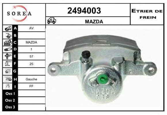 EAI 2494003 Brake caliper 2494003: Buy near me at 2407.PL in Poland at an Affordable price!