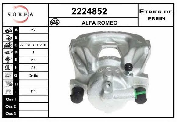 EAI 2224852 Brake caliper 2224852: Buy near me at 2407.PL in Poland at an Affordable price!