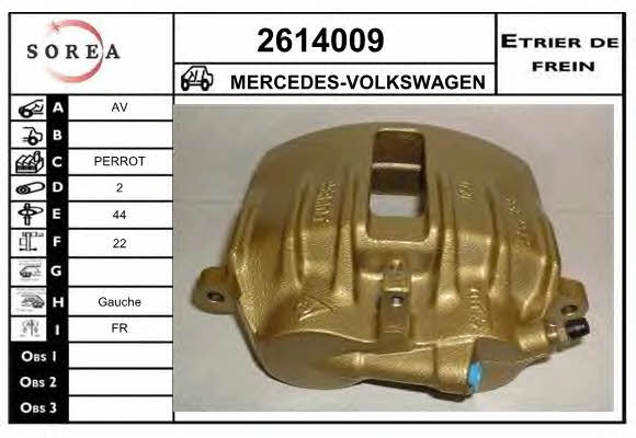 EAI 2614009 Bremssattel vorne links 2614009: Kaufen Sie zu einem guten Preis in Polen bei 2407.PL!