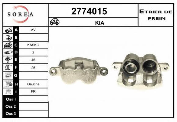 EAI 2774015 Brake caliper 2774015: Buy near me in Poland at 2407.PL - Good price!