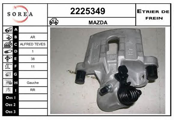 EAI 2225349 Brake caliper 2225349: Buy near me in Poland at 2407.PL - Good price!