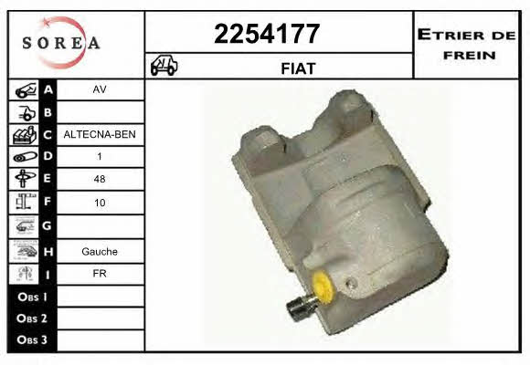 EAI 2254177 Brake caliper 2254177: Buy near me in Poland at 2407.PL - Good price!