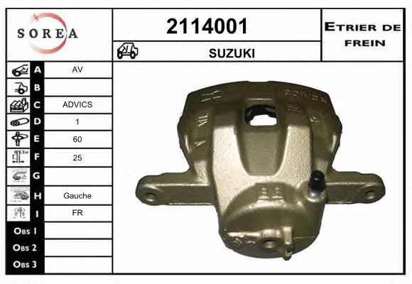 EAI 2114001 Bremssattel 2114001: Kaufen Sie zu einem guten Preis in Polen bei 2407.PL!