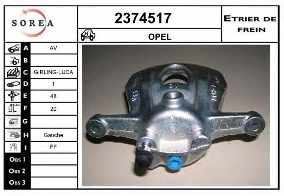 EAI 2374517 Brake caliper 2374517: Buy near me in Poland at 2407.PL - Good price!
