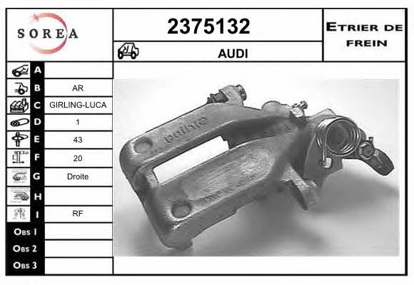 EAI 2375132 Суппорт тормозной 2375132: Отличная цена - Купить в Польше на 2407.PL!