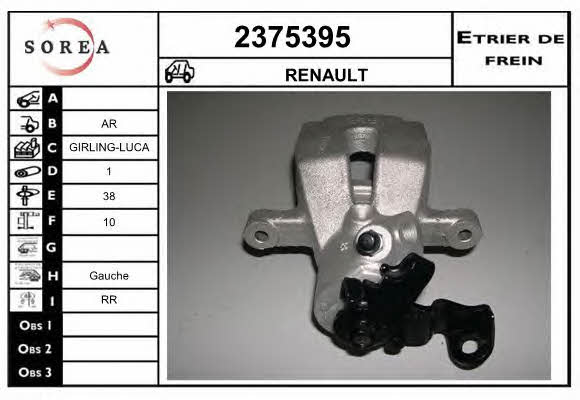EAI 2375395 Brake caliper rear left 2375395: Buy near me in Poland at 2407.PL - Good price!