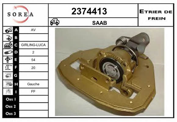 EAI 2374413 Brake caliper 2374413: Buy near me in Poland at 2407.PL - Good price!