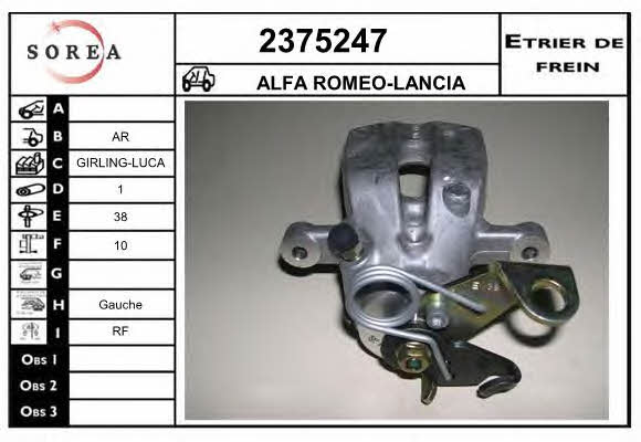 EAI 2375247 Brake caliper 2375247: Buy near me in Poland at 2407.PL - Good price!