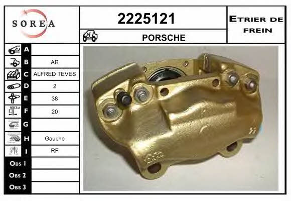 EAI 2225121 Brake caliper 2225121: Buy near me in Poland at 2407.PL - Good price!