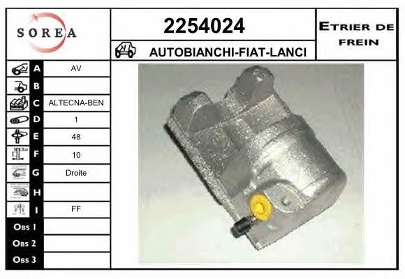 EAI 2254024 Brake caliper 2254024: Buy near me in Poland at 2407.PL - Good price!