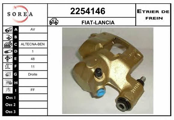 EAI 2254146 Brake caliper 2254146: Buy near me in Poland at 2407.PL - Good price!