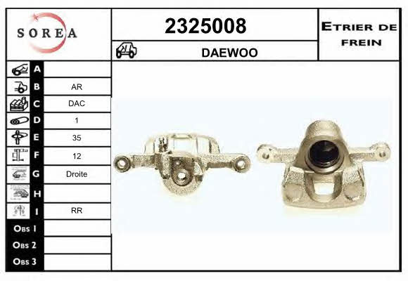 EAI 2325008 Bremssattel hinten rechts 2325008: Kaufen Sie zu einem guten Preis in Polen bei 2407.PL!