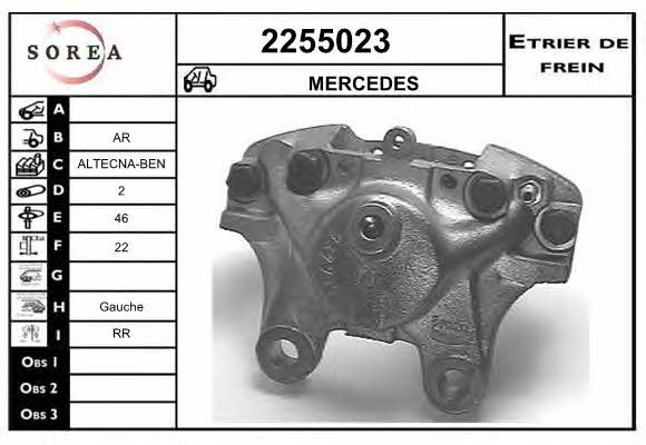 EAI 2255023 Brake caliper 2255023: Buy near me in Poland at 2407.PL - Good price!