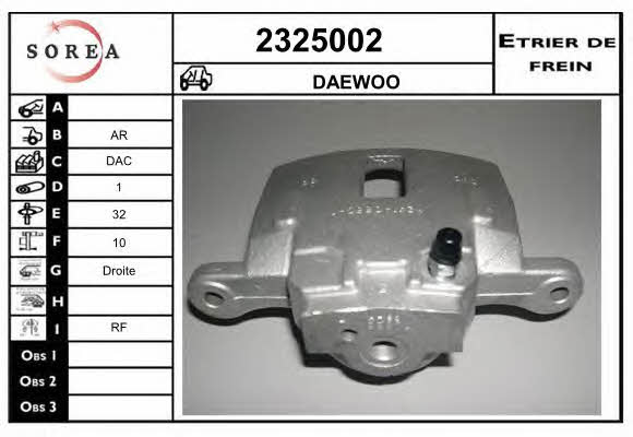 EAI 2325002 Brake caliper rear right 2325002: Buy near me in Poland at 2407.PL - Good price!