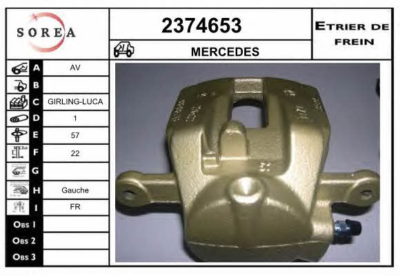 EAI 2374653 Brake caliper 2374653: Buy near me in Poland at 2407.PL - Good price!