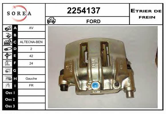 EAI 2254137 Bremssattel vorne links 2254137: Kaufen Sie zu einem guten Preis in Polen bei 2407.PL!