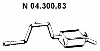 Eberspaecher 04.300.83 End Silencer 0430083: Buy near me in Poland at 2407.PL - Good price!