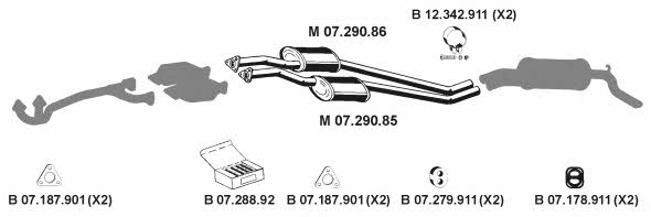 Eberspaecher 072049 Exhaust system 072049: Buy near me in Poland at 2407.PL - Good price!