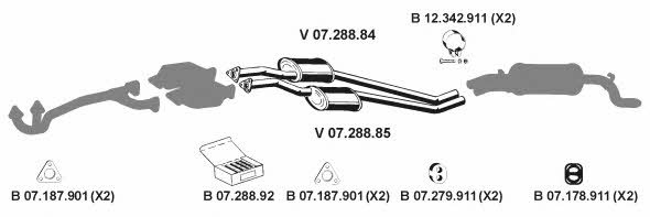 Eberspaecher 072058 Exhaust system 072058: Buy near me in Poland at 2407.PL - Good price!