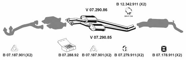Eberspaecher 072060 Exhaust system 072060: Buy near me in Poland at 2407.PL - Good price!