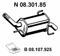 Eberspaecher 08.301.85 End Silencer 0830185: Buy near me at 2407.PL in Poland at an Affordable price!