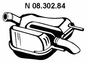 Eberspaecher 08.302.84 Endschalldämpfer 0830284: Kaufen Sie zu einem guten Preis in Polen bei 2407.PL!