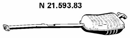 Eberspaecher 21.593.83 Endschalldämpfer 2159383: Kaufen Sie zu einem guten Preis in Polen bei 2407.PL!