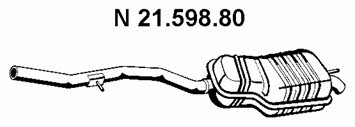 Eberspaecher 21.598.80 Tłumik, część tylna 2159880: Dobra cena w Polsce na 2407.PL - Kup Teraz!