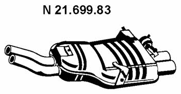 Eberspaecher 21.699.83 Глушитель, задняя часть 2169983: Отличная цена - Купить в Польше на 2407.PL!
