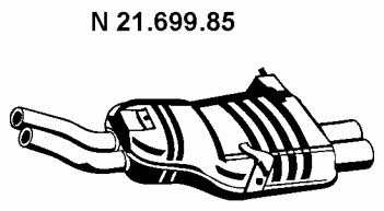 Eberspaecher 21.699.85 Tłumik, część tylna 2169985: Atrakcyjna cena w Polsce na 2407.PL - Zamów teraz!