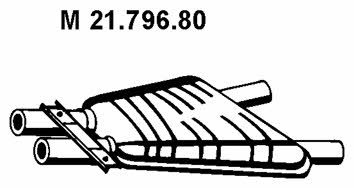 Eberspaecher 21.796.80 Глушитель, средняя часть 2179680: Отличная цена - Купить в Польше на 2407.PL!