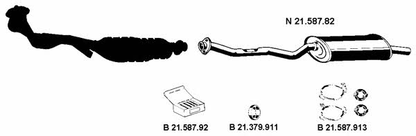 Eberspaecher 212013 Exhaust system 212013: Buy near me at 2407.PL in Poland at an Affordable price!