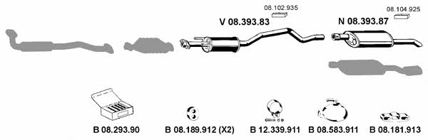  082171 Abgasanlage 082171: Kaufen Sie zu einem guten Preis in Polen bei 2407.PL!