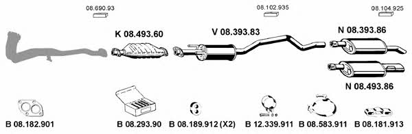 Eberspaecher 082173 Exhaust system 082173: Buy near me in Poland at 2407.PL - Good price!